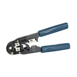 Industrial Wire Clamp Crystal Cable Hand Repair Serrated Crimper LAN Network Cable Crimping Tool Pliers for 8P Carbon Steel