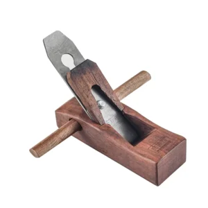 Industrial Woodworking Square Ebony Carpenter’s Plane DIY Hand Push Tool with 65 Manganese Steel Blade