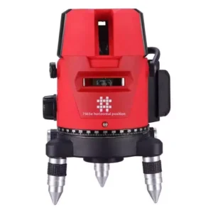 Infrared Level Meter High precision Lithium Battery powered Green Light Leveling Instrument Automatic 5 line Green