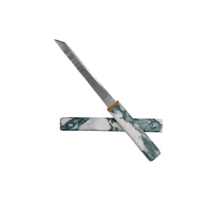 Ink Wash Painting Beautiful Knife Wholesales Long Sword Stainless Steel Kitchen Knife With Handle
