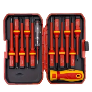 Insulated Electrician Screwdriver High Hardness Set Household Magnetic Cross Word Shaped Plum Blossom Hexagonal Phillips Slotted