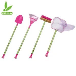 Interchangeable Long Wooden Handle Spade Hoe Leaf Rake Personalized Garden Tools