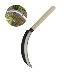Japanese Agricultural Farming Tools Grass Rice Harvesting Weeding Serrated Saw Tooth Garden Sickle Grass Sickle