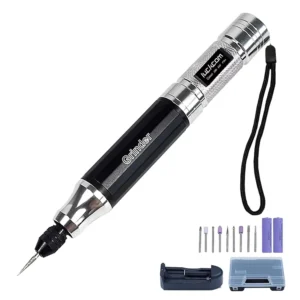 Jewelry Carving Polishing Drilling Lettering Tool Engraving Pen Kit Cordless Rechargeable Electric Mini Grinder