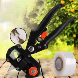 K166-2 Garden Grafting Tool Plant Branch Twig Vine Fruit Tree Cutting Scissors Shear Pruner Kit With Grafting Tapes