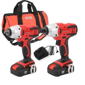 KAFUWELL PA4222 3 Professional High Efficiency 20v Impact Wrench Electric Cordless Wrench Tool Set With Widely Use