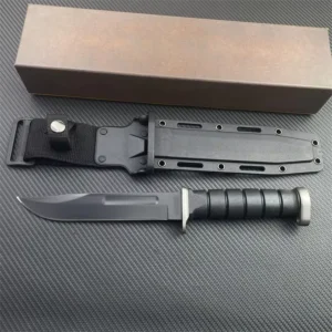 Kab1292 Fixed Blade D2 Steel Sharpest Survival Tactical Knife G10 Handle Outdoor Camping Hunting Knife With K Sheath