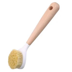 Kitchen Long Handle Not Contaminated Oil Pot Cleaning Beech Washing Wok Brush
