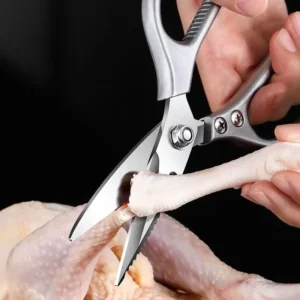 Kitchen Powerful Scissors Sharp Chicken Bone Scissors Stainless Steel Multi Function Bottle Opener Fish Scale Scissors