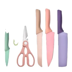 Knife Set Scissors Paring Knife Kitchen Vegetable Knives