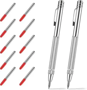L-HT0239 Scriber Pen Tungsten Carbide Engraving Pen Marking Carving Scribing Marker Tool for Glass Ceramic Metal Wood Hand Tool