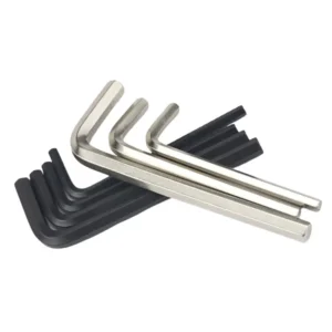 L-Type Allen Hex Key Set Industrial Grade Stainless Steel Ball End Flat Point H8 H19 1.27 1.5 19mm 2.5 4mm 3/16 5/32 Inch