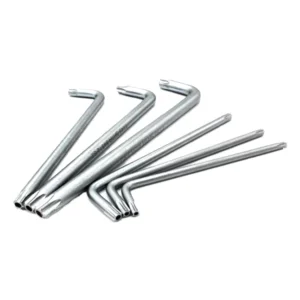 L Type Allen Hex Key Set Industrial Grade Stainless Steel Chrome Finish Ball End Flat Point H8 H19 Repair Tool Allen Hex Key Set