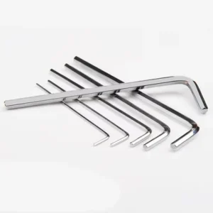 L Type Hex Key Set Nickel Plated High Strength Allen Wrench Furniture Assembly DIY Industrial Use Steel Hexagon Socket Wrench