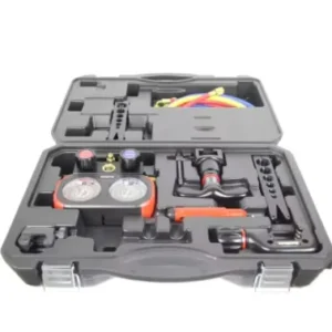 LEADER ZSMG 410A C Series Stainless Steel Refrigerant Tool Box 2 Full Set Refrigeration Tools Refrigerant Meter Flaring Tool