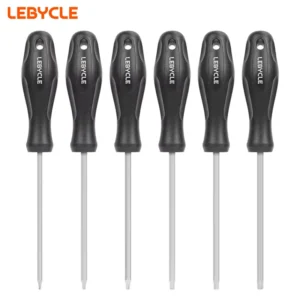 LEBYCLE Bike Torx Screwdriver Set Bicycle Alloy Steel Screwdrivers with Magnetic Tip Cycling Repair Tools