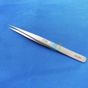 Laboratory Used Ultra Fine Tweezers OO SA Assembly Tweezer with Strong Thick Tips