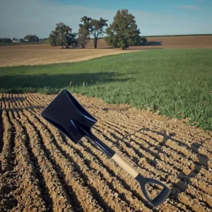Large Hand Rounded Metal Steel Agricultural Spade Shovel Metal Handle 0 Blade Angle 140 160cm Length Stainless Steel