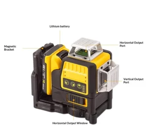 Laser Line Green Professional Level Line Beam Laser Cross 12-Wire Self-Leveling 3D Laser Level 12 Lines 3D Self-Leveling 360