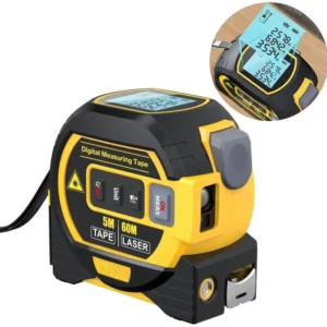 Laser Tape Measure 3 in 1 40m 60m Laser Rangefinders Measuring Tape 5m Electronic Measuring Tape