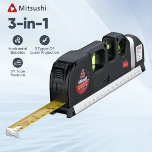 Lasers Level Levelling Laser Profissional Horizon Vertical 3m Ruler Multipurpose Measure Level