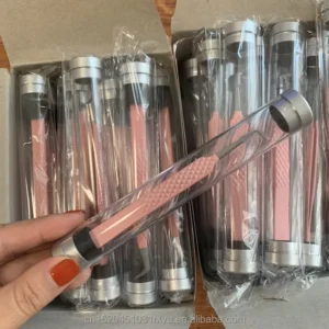 Lash Tweezer Packaging Eyelash Tweezers Pakistan Isolation Fiber Tip Eyelashes Extension Tweezer