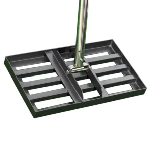 Lawn Leveler Yard Rake Stainless Steel Leveling Rake Leveling Tool for Lawns Backyard Garden Golf Course Farm Pasture