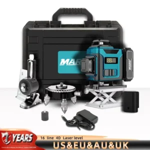 Lazer Level 12 line Infrared Laser Level Outdoor Special 16 line Digital Display Line Instrument Model MLL W 12V