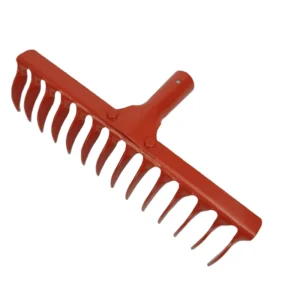 Leaf Grabber Rake Steel Head Plastic Handle 14 Tines Lawn Leveling Garden Tool Weeding 540g Customized Color