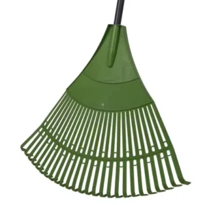 Leaf Rake Lawn Rake Garden Rake With 48″ Lightweight Steel Handle Durable Plastic Head 26 Tines