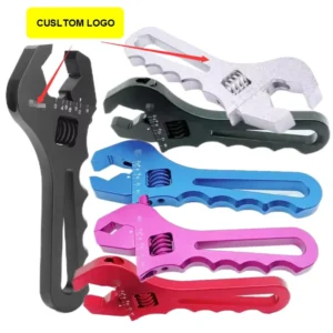 Lightweight Aluminum Long Handle Spanner an Line Hose Fitting An3 to An16 an Wrench Adjustable