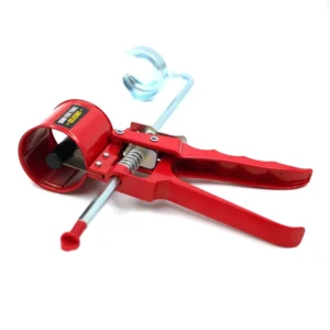Lightweight Metal Frame Compact Manual Red Aluminium Silicone Caulking Gun for Glue