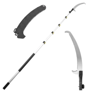 Long Handle Aluminium Tree Pruner Trimmer High Reach Telescopic Extension Pole Saw Stainless Steel