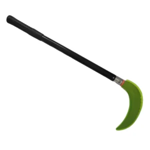 Long Handled Stainless Steel Handle Rice Sickle Grain Weeding Sickle Shrub Sickle Steel Blade 15cm Cut Length