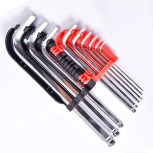 Long Metric Ball Point Hex Key Set Herramientas