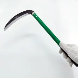 Long Steel Curved Blade Sickle for Farmers and Outdoor Use Household Weeding Tool