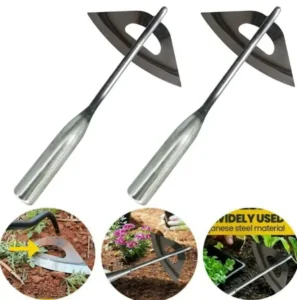 Long handled All steel Hardened Hollow Hoe Durable rust Resistant Garden Tool for Gardening Weed Removal Snow Garden Accessories
