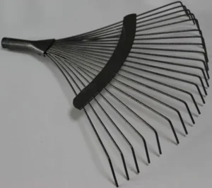 Loosening Soil Gathering Leaf Leveling Lawn Farming Land Management Yarn Thatch Iron Head 6.4FT Bow Garden Rake Heavy Duty