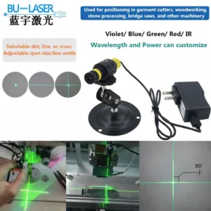Low Power 520nm 5mW Green Line Laser Module for Industrial Positioning and Equipment Alignment