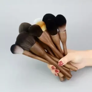 Luxury Professional Beauty Cosmetic Vegan Cruelty Free Private Label Custom Your Own Logo Natural Makeup Brush Set