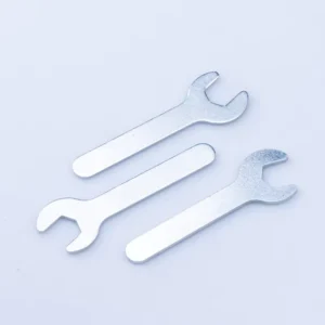 M10 Metric Zinc Plated Mini Stamped Hex Single Open End Wrench Carbon Steel OEM Customizable Disposable Punching