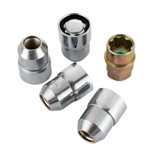 M12*1.5 M12*1.25 4+1 Car Tyre Lock Wheel Anti theft Car Wheel Screw Porca Cnica Locking Wheel Nut Removal Tool