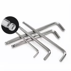M2 M4 4mm 5mm Hex Key Wrench Carbon Steel L Type Torx Allen Keys Hexagonal Ball End Allen L Wrench