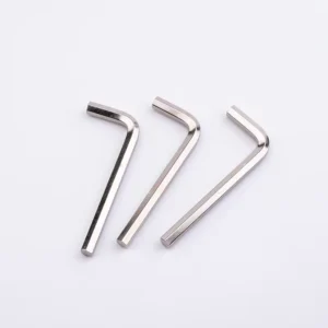 M5x65mm Nickel Plated L Shaped Hex Keys L Type Allen Wrench Industrial Grade Metric Hand Tool