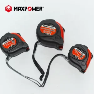 MAXPOWER Easy Read Metal Retractable Tape Measure with Fractions