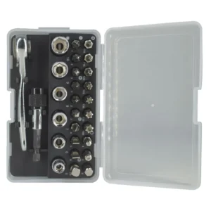 MINGTU 28pcs DIY Steel Screw Extractor Set OEM Customizable Socket Extension Bit Tool for Damaged Broken Bolt Screw Removal