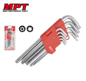 MPT MHA02003 9PCS TORX HEX KEY SET