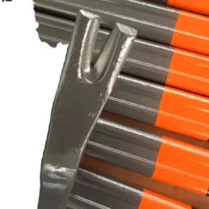 Machining Straight up Nail Pry Bar Fine Steel Forging Six edge Steel Thread Crowbar