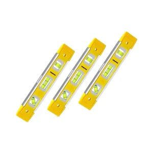 Magnetic 9 Inch Torpedo Level with 45° 90° 180° Bubbles Industrial Grade Shock Resistant Tool Measuring Spirit Level