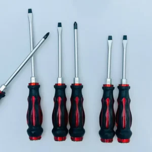 Magnetic Chrome Finish Phillips Cross Screwdriver Set Multi Purpose Industrial Repair DIY OEM Customization Steel Plastic Handle